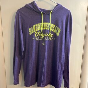 Purple Sandbridge Beach Hoodie